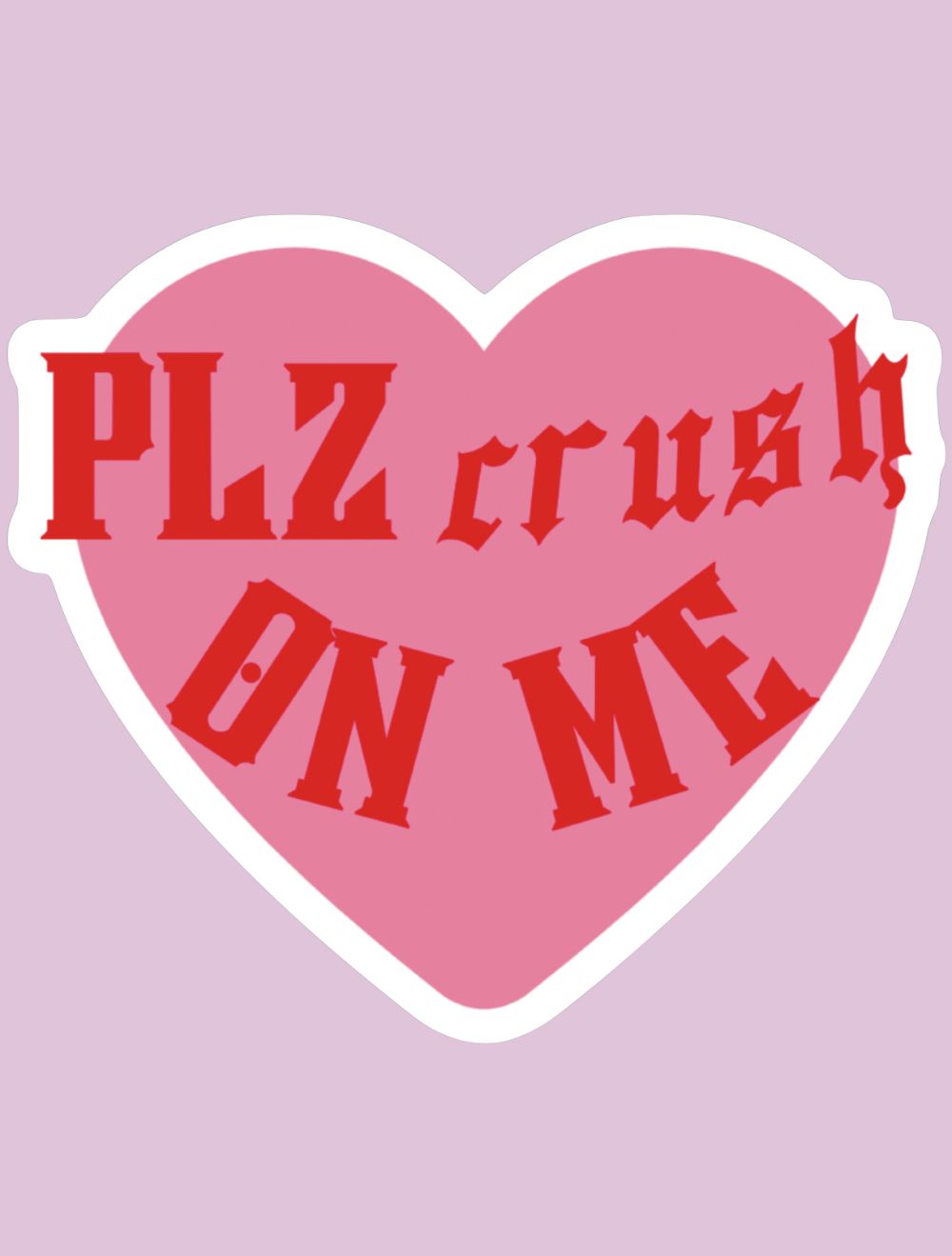 Stickers - Plz Crush on Me