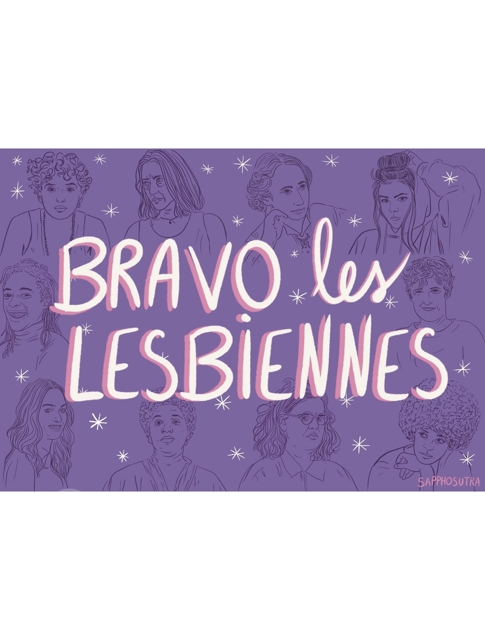 Bravo les Lesbiennes - Carte Postale