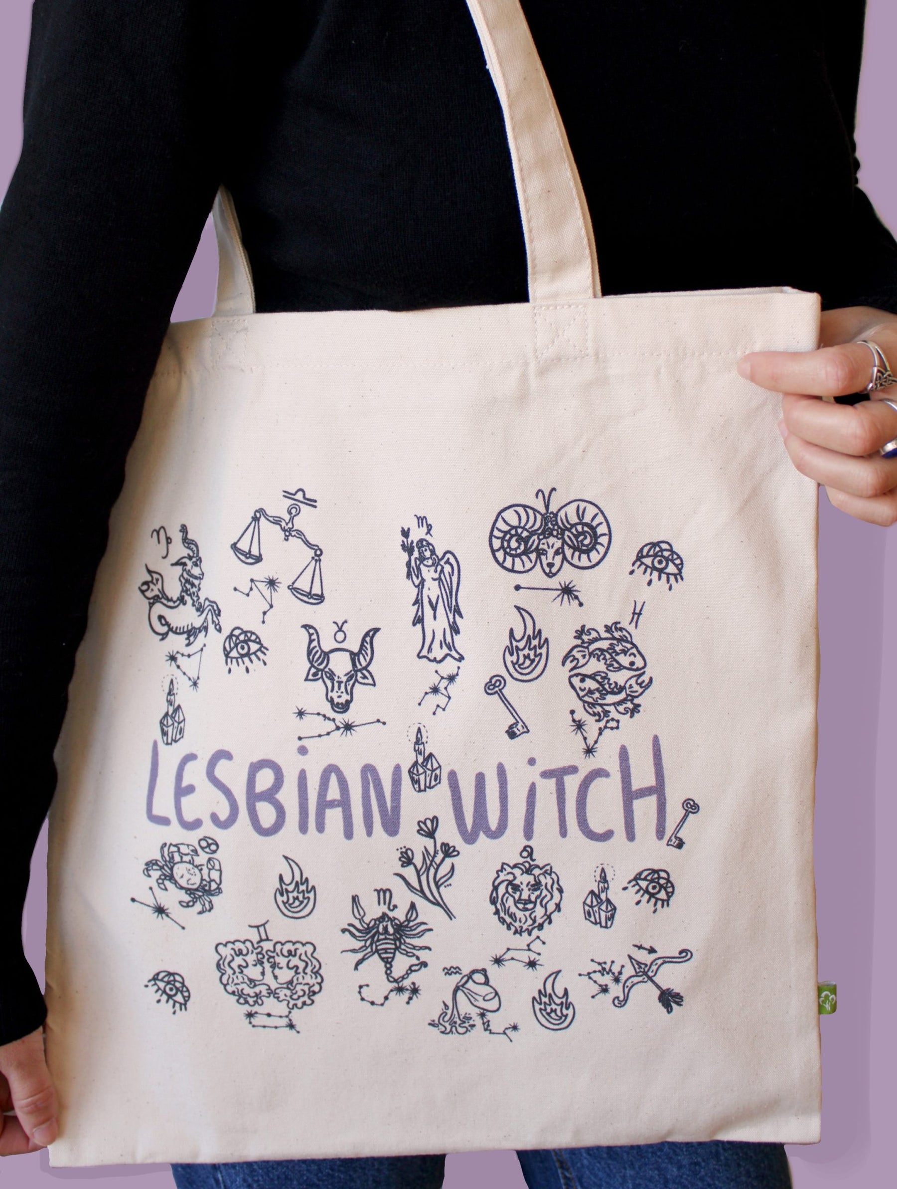 Tote Bag féministe - Lesbian Witch